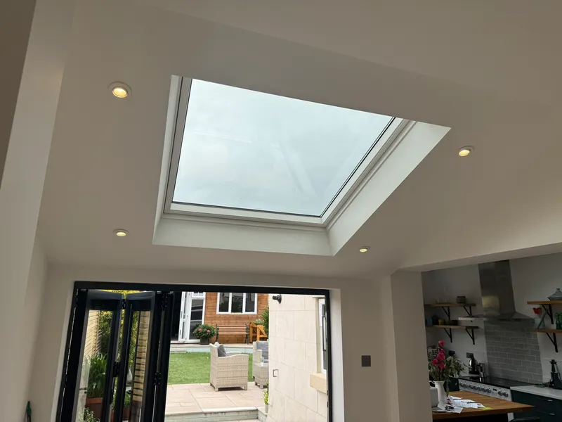 Completed extension electrics in Arno's Vale, Bristol