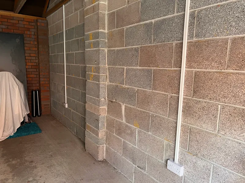 Garage electrical installation in Spike Island, Bristol