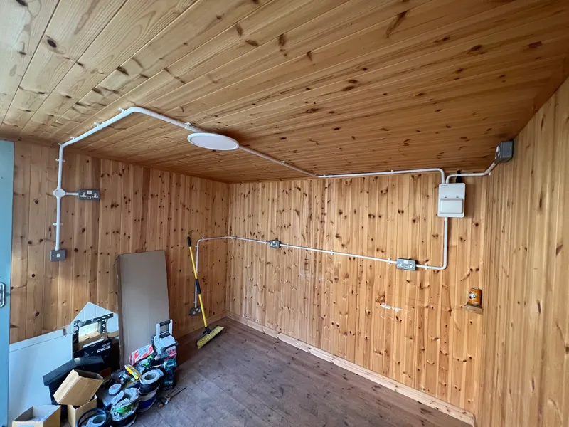 Garden office electrical installation in Clifton, Bristol