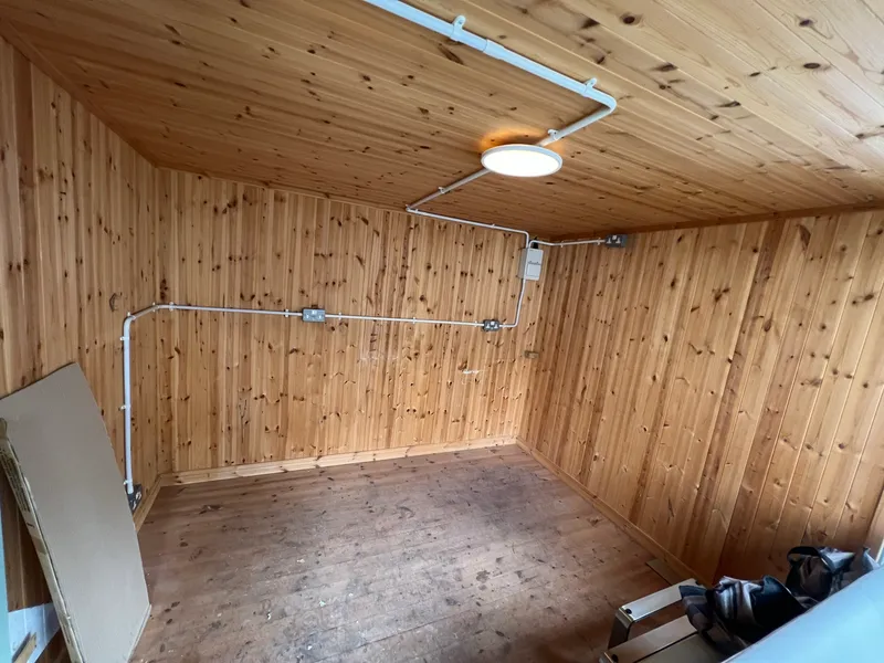 Completed garden office electrics in Clifton, Bristol