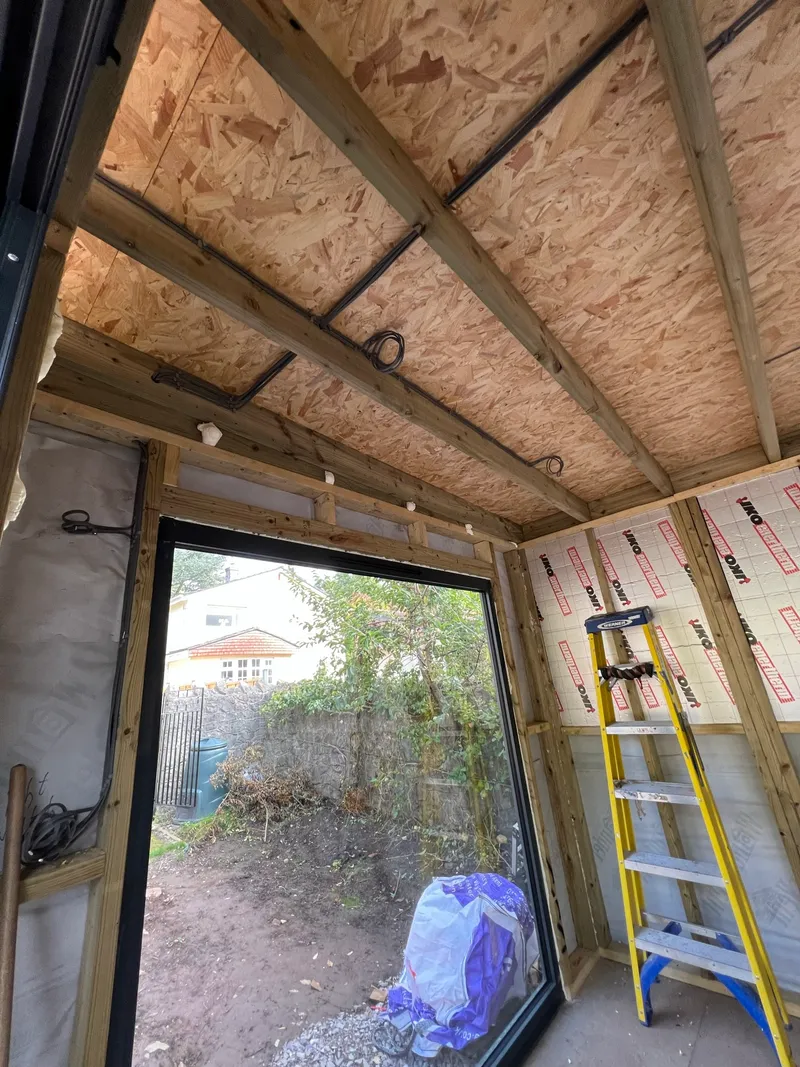 Garden office electrical installation in Long Ashton, Bristol